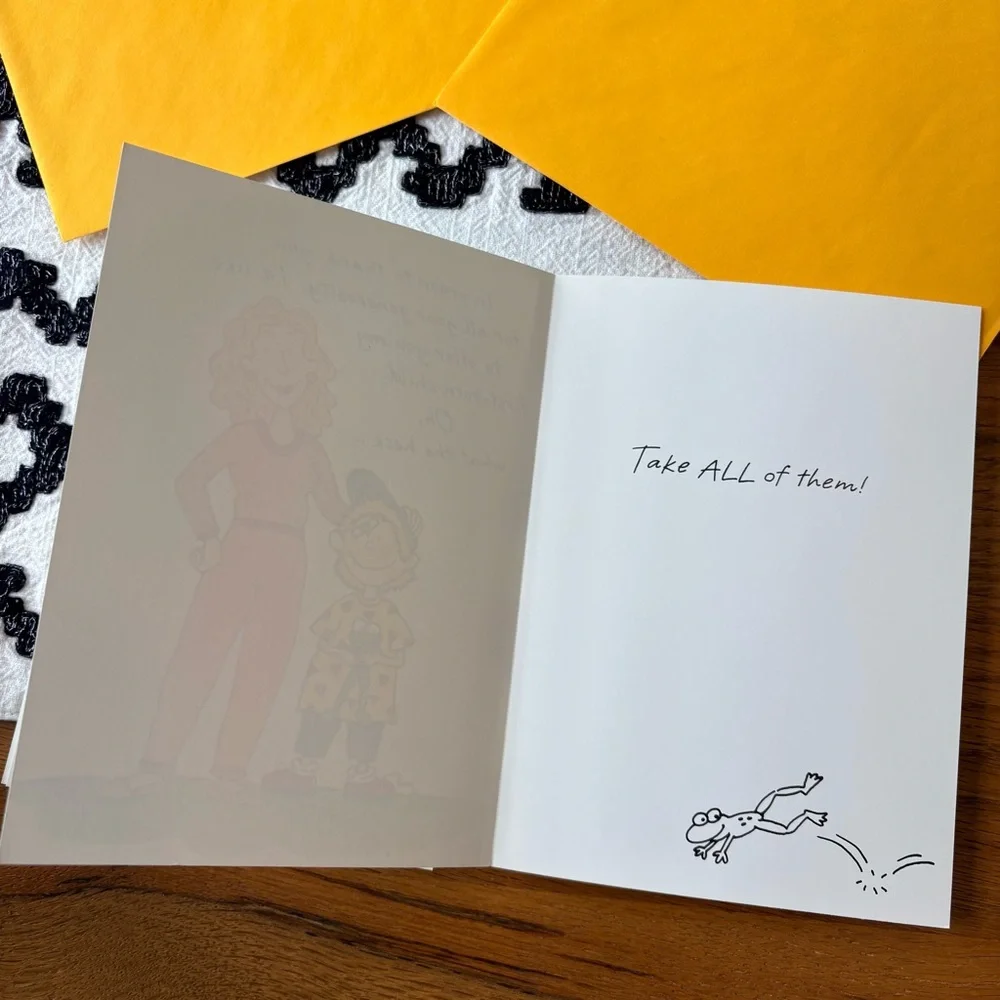 Giggles To Go Current THANK YOU funny silly greeting card TWO PACK